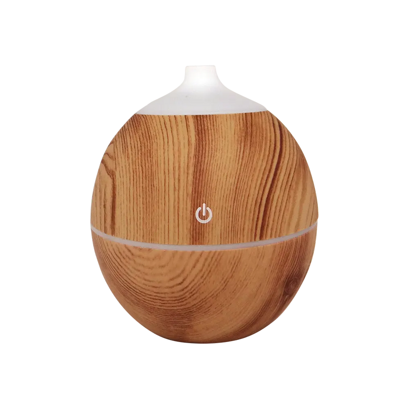 Diffuseur & Humidificateur d'huiles essentielles aspect bois clair