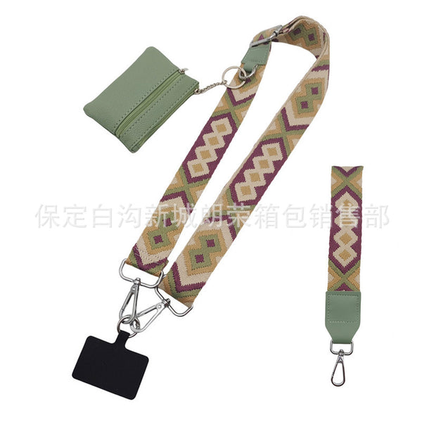 Bandoulière téléphone avec mini-pochette, vue principale