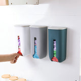 Distributeur de sacs poubelle mural sans perçage — Rangement sacs plastique cuisine