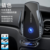 Support voiture recharge sans fil — Fixation aération charge rapide magnétique