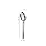 Set couverts inox épais — Couteau steak, fourchette & cuillère 4 pièces qualité hôtellerie