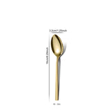 Set couverts inox épais — Couteau steak, fourchette & cuillère 4 pièces qualité hôtellerie