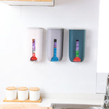Distributeur de sacs poubelle mural sans perçage — Rangement sacs plastique cuisine