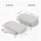 Power Bank Data Cable Mobile Phone Storage Bag Mobile Power Supply Mobile Phone Digital Accessories Headphones Multi-Layer Portable Storage Bag