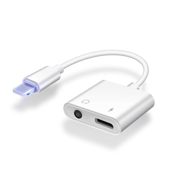 Adaptateur 2-en-1 utilisé avec des écouteurs filaires