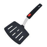 Spatule silicone teppanyaki & crêpes — Pelle de cuisson anti-adhésive premium