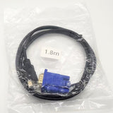 Câble adaptateur HDMI vers VGA — Convertisseur HD pour PC, DVD & télévision