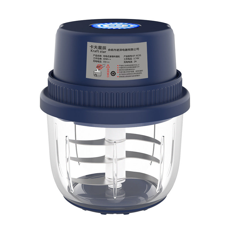 Hachoir électrique sans fil rechargeable — Ail, oignon, viande & épices, mini hachoir cuisine USB