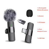 Micro cravate K1 utilisé par un créateur de contenu