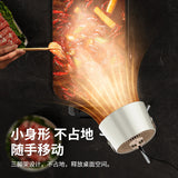 Ventilateur de table portable mini — Aspirateur fumées fondue, barbecue & raclette maison