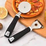 Set d'ustensiles cuisine multifonction — Râpe à fromage, roulette pizza, affûteur & cuillère glacée