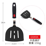 Manche ergonomique des spatules silicone en détail