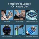 Pistolet de massage musculaire professionnel 99 vitesses — Masseur nuque & dos percussif