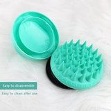 Brosse à shampoing pour Massage du cuir chevelu, pour soins capillaires, brosse de bain en Silicone, douche, peigne à cheveux, boule de bain, éponge, lavage du corps, outil de salle de bain