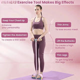 Bandes de résistance 4 tubes avec pédale — Tirage élastique abdos, taille & bras