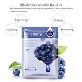 30 pièces masques faciaux Fruits frais blanchissant soin de la peau hydratant Anti rides hydratant coréen masque Facial soins de la peau du visage