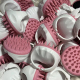 Brosse massage cuir chevelu vue de profil