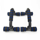 Poignées de pompes ergonomiques — Support musculation pliable fitness à domicile (lot de 2)