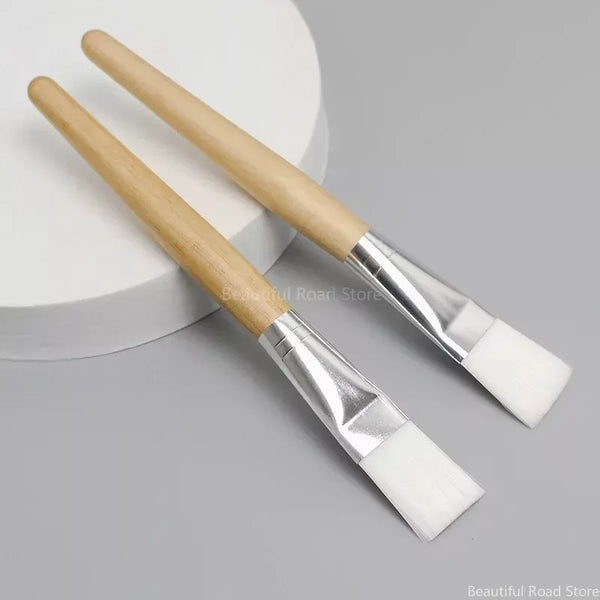 Outils de soins de la peau du visage, brosses pour masque, brosse à cheveux en laine de fibres douces, applicateur de masque en Gel de boue, soins de la peau, beauté du visage, cosmétique, soins de la peau