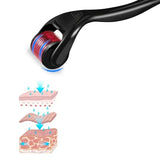 Rouleau de micro-aiguilles professionnel de 0.25mm, outil de micro-meulage de Massage de beauté de soins de la peau du visage à micro-aiguilles en titane 540, Massage