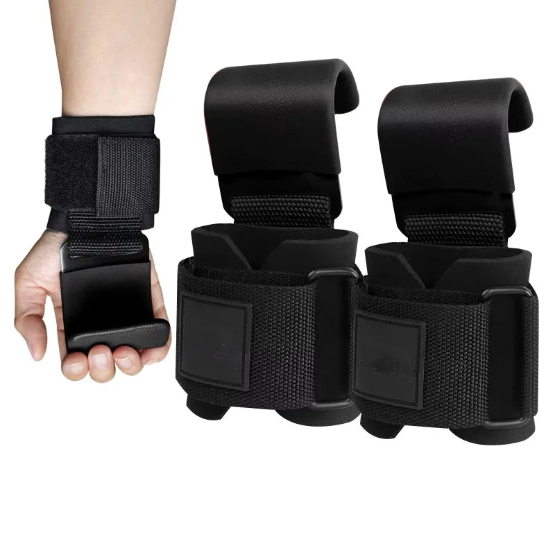 Sangles de tirage avec crochets — Support poignet musculation homme & femme