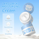 LAIKOU – ensemble de soins pour la peau au lait, sérum adoucissant, crème hydratante, nettoyant doux, Kit de voyage d'hydratation éclaircissante