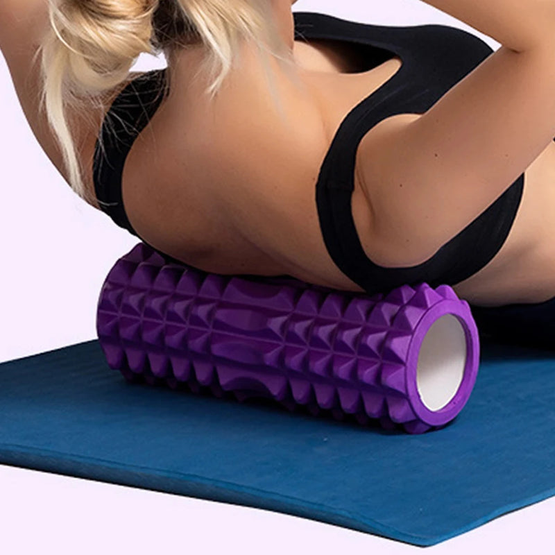 Rouleau de massage mousse 30cm — Foam roller grid pilates & récupération musculaire