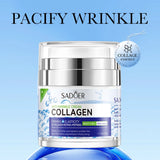 Crème pour le visage au collagène, hydratante, Anti-rides, nourrissante, estompe les ridules, lisse, ferme de la peau, soins pour la peau du visage