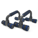Poignées de pompes ergonomiques — Support musculation pliable fitness à domicile (lot de 2)
