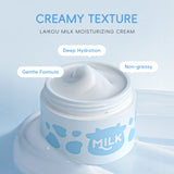 LAIKOU – ensemble de soins pour la peau au lait, sérum adoucissant, crème hydratante, nettoyant doux, Kit de voyage d'hydratation éclaircissante