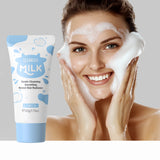 LAIKOU – ensemble de soins pour la peau au lait, sérum adoucissant, crème hydratante, nettoyant doux, Kit de voyage d'hydratation éclaircissante