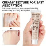 Crème pour les yeux au collagène hydrolysé et à l'essence d'escargot, crème pour les yeux raffermissante et hydratante, crème pour les yeux à l'escargot pour tous les tons de peau clairs, produits de soin de la peau