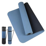 Tapis de yoga TPE bicolore épais — Antidérapant sans odeur 180×57cm fitness maison