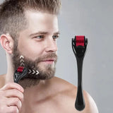 Rouleau de micro-aiguilles professionnel de 0.25mm, outil de micro-meulage de Massage de beauté de soins de la peau du visage à micro-aiguilles en titane 540, Massage
