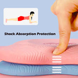 Tapis de genou yoga épaissi — Coussin amortissant portable genoux & coudes
