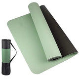 Différents coloris disponibles du tapis de yoga bicolore