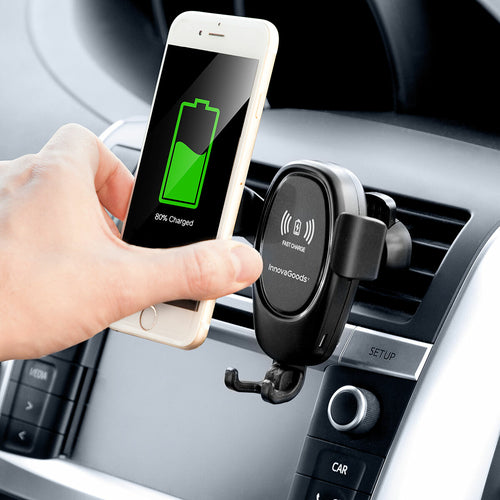 Support téléphone voiture avec chargeur sans fil 10W, vue principale